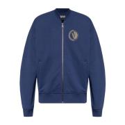 Versace Jeans Couture Sweatshirt med dragkedja Blue, Herr