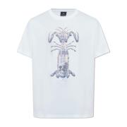 PS By Paul Smith T-shirt med tryck White, Herr