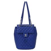 Chanel Vintage Pre-owned Laeder chanel-vskor Blue, Dam