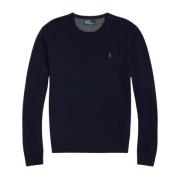 Polo Ralph Lauren Ull Crew Neck Sweater Blue, Herr