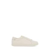 Jimmy Choo Hamrad läder sneakers med metall detalj White, Herr