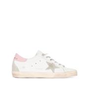 Golden Goose Läder Casual Vita Tränare Sneakers White, Dam