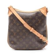 Louis Vuitton Vintage Pre-owned Canvas axelremsvskor Brown, Dam