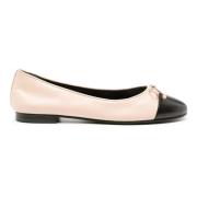 Tory Burch Elegant Beige Ballerina Flats Beige, Dam