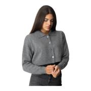 Pinko Ull Cashmere Blandningströja Gray, Dam