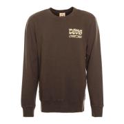 Deus Ex Machina Rinse Wash Sweatshirt med Print Gray, Herr