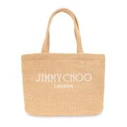 Jimmy Choo Strand tote shopper väska Beige, Dam