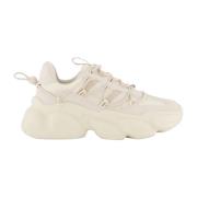 Steve Madden Spectator Sneaker för kvinnor Beige, Dam