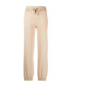 Lorena Antoniazzi Beige Stickade Byxor Casual Activewear Beige, Dam