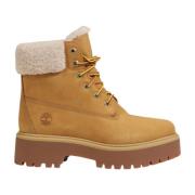 Timberland Vattentäta Mid Warm Damstövlar Beige, Dam