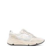 Golden Goose Silver Casual Sneakers med Gummisula Gray, Dam