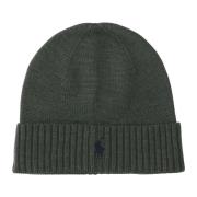 Polo Ralph Lauren Grön Ull Beanie med Logobroderi Green, Herr