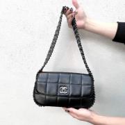 Chanel Vintage Pre-owned Laeder chanel-vskor Black, Dam