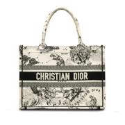 Dior Vintage Pre-owned Canvas dior-vskor White, Dam