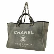 Chanel Vintage Pre-owned Canvas chanel-vskor Green, Dam