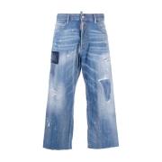 Dsquared2 Klassiska Denim 5-Fickor Jeans Blue, Dam