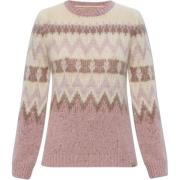 Woolrich Fair Isle Ulltröja Pink, Dam