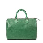 Louis Vuitton Vintage Pre-owned Laeder handvskor Green, Dam