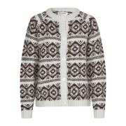 Lollys Laundry Brun Cardigan med knappar Brown, Dam