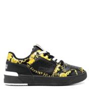 Versace Barockmönster Tryck Sneakers Multicolor, Herr