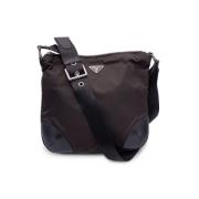 Prada Vintage Pre-owned Canvas prada-vskor Brown, Dam