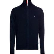 Tommy Hilfiger Blå Tröja Hög Hals Regular Fit Blue, Herr