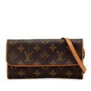 Louis Vuitton Vintage Pre-owned Canvas louis-vuitton-vskor Brown, Dam