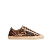 Golden Goose Pantermönstrade Sneakers Brown, Dam