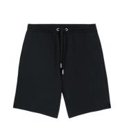 Ami Paris Svarta bomulls-elastan shorts Black, Dam