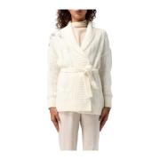 Liu Jo Paljett Cardigan för Kvinnor White, Dam