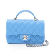 Chanel Vintage Pre-owned Laeder chanel-vskor Blue, Dam