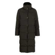 Stand Studio Svart Puffer & Down Coat Black, Dam