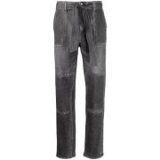 Rag & Bone Svarta Straight Jeans Casual Stil Black, Dam