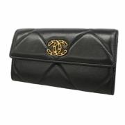 Chanel Vintage Pre-owned Laeder plnbcker Black, Dam