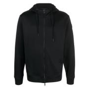 Paul & Shark Casual Svart Full Zip Hoodie Black, Herr