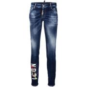 Dsquared2 Blå Skinny Jeans Jennifer Icon Blue, Dam