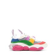 Moschino Casual Multifärgade Trainers med Elastansula Multicolor, Herr