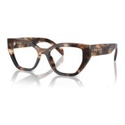 Prada Trendy Eyewear Frames in Tortoise Sand Brown, Unisex