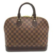 Louis Vuitton Vintage Pre-owned Canvas handvskor Brown, Dam