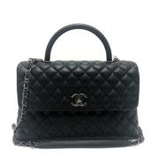 Chanel Vintage Pre-owned Laeder chanel-vskor Black, Dam