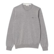 Lacoste Stilren Stickad Tröja Gray, Herr