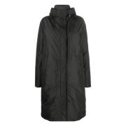 Msgm Svart Puffer & Down Jacka Black, Dam