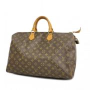 Louis Vuitton Vintage Pre-owned Tyg louis-vuitton-vskor Brown, Dam