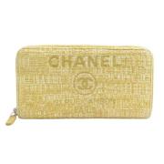 Chanel Vintage Pre-owned Tyg plnbcker Yellow, Dam