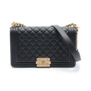 Chanel Vintage Pre-owned Laeder crossbodyvskor Black, Dam