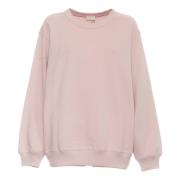 Dries Van Noten Peony Crew Neck Sweatshirt Aw24 Pink, Dam