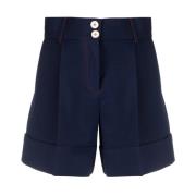 See by Chloé Blå Casual Bermuda Shorts Blue, Dam