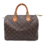 Louis Vuitton Vintage Pre-owned Canvas handvskor Brown, Dam