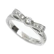 Chanel Vintage Pre-owned Metall ringar White, Dam