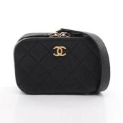 Chanel Vintage Pre-owned Laeder crossbodyvskor Black, Dam